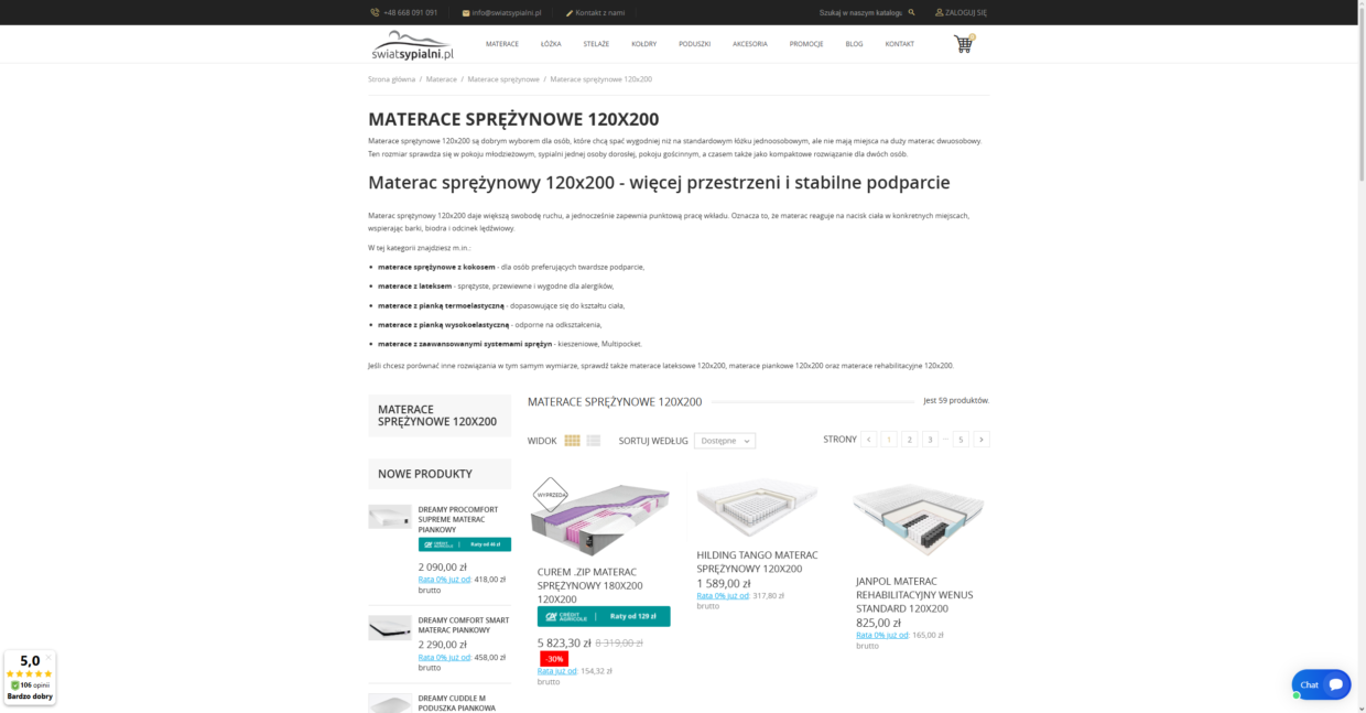 Jaka twardość materaca sprężynowego 120×200 zapewnia wygodne podparcie?