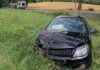 Policja o zdarzeniu drogowym z udziałem nietrzeźwego kierowcy