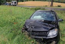 Policja o zdarzeniu drogowym z udziałem nietrzeźwego kierowcy