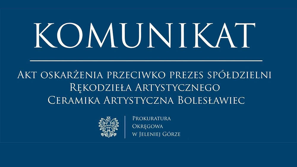 Prezes Ceramiki z aktem oskarżenia