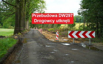 Przebudowa DW297 – drogowcy utknęli na 3 kilometrze przebudowa DW297
