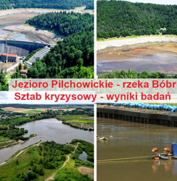 sztab kryzysowy wyniki badan Jezioro Pilchowickie rzeka Bobr