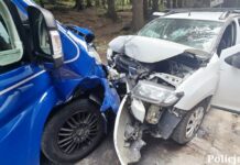 Dacia wbiła się w kampera