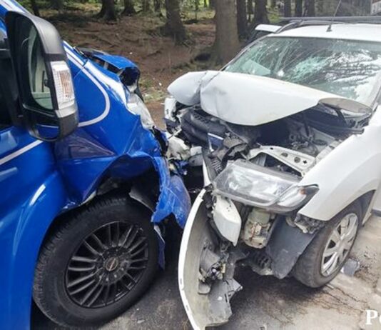 Dacia wbiła się w kampera