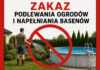 Wprowadzono zakaz podlewania ogrodów i napełniania basenów