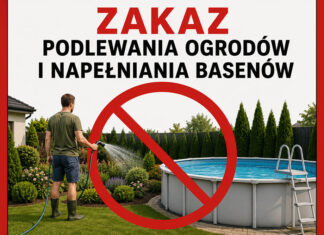 zakaz podlewania ogrodow i napelniania basenow